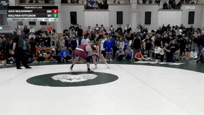 215 lbs Round Of 16 - Jack Muldowney, Sharon vs Sullivan Kittleson, Walpole