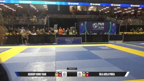 Isla Asela Pinca vs Kassidy Hong Tran 2025 Pan Kids Jiu-Jitsu IBJJF Championship