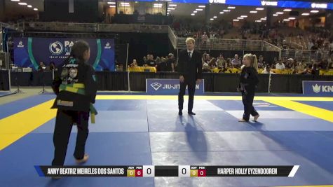 Harper Holly Eyzendooren vs Anny Beatriz Meireles Dos Santos 2025 Pan Kids Jiu-Jitsu IBJJF Championship