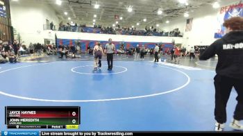 138 lbs Cons. Round 3 - John Meredith, Lakeland vs Jayce Haynes, Kellogg