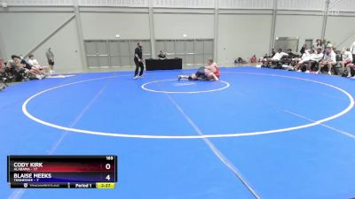 165 lbs Round 2 (8 Team) - Cody Kirk, Alabama vs Blaise Meeks, Tennessee