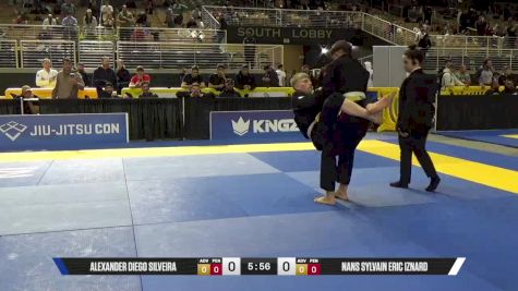 Nans Sylvain Eric Iznard vs Alexander Diego Silveira 2025 Pan Jiu Jitsu IBJJF Championship