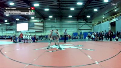 165 lbs Quarterfinal - Landon Carrera, Founders Acc vs Gage Uhlig, Wells