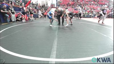 106 lbs Quarterfinal - Braxton Baker, Ponca City Wildcat Wrestling vs Jagger Leavitt, Broken Arrow Wrestling Club