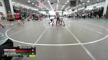 113 lbs Champ. Round 1 - Oscar Gauna, Central Kansas Young Lions vs Noah Morris, Eureka High School