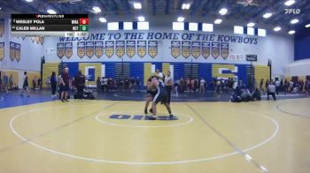 167 lbs Champ. Round 1 - Wesley Pola, Wiregrass Ranch vs Caleb Millan, Natures Coast Tech