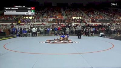 145 lbs 5th Place Match - Cora Moon, Winfield HS vs Ella Johnson, Marysville HS