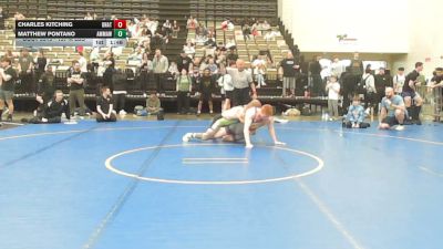 197-A lbs Quarterfinal - Charles Kitching, Unattached vs Matthew Pontano, AMERICAN MMA AND WRESTLING