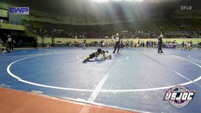 61 lbs Consi Of 8 #1 - Charles Fox II, CacheWrestlingClub vs Chattan Campbell, Wichita Training Center