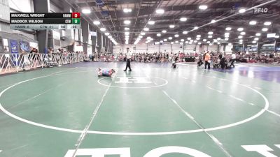 80 lbs Round Of 16 - Maxwell Wright, Hammers - EL vs Maddox Wilson, CTWHALE Orca - EL