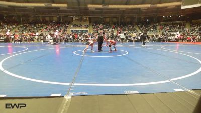 66 lbs Round Of 16 - Paisley Grinder, Southern Maryland Wrestling Club vs Ella Berry, Team Tulsa Wrestling Club