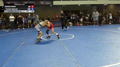 84 lbs Champ. Rd Of 16 - Mason Irwin, All I See Is Gold Academy vs Wyatt Melchi, The Fort Hammers Wrestling