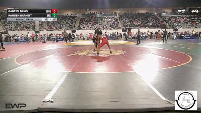 130 lbs Round Of 64 - Gabriel Davis, Tough N Technical Wrestling Club vs Kamden Barnett, Bristow