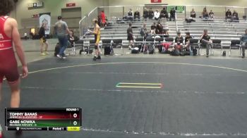 125 lbs Round 1 (6 Team) - Tommy Banas, American Gladiators vs Gabe Nowka, Michigan Matcats