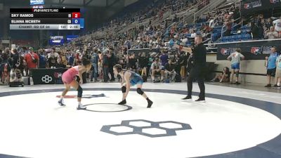 100 lbs Champ. Rd Of 64 - Sky Ramos, Hawaii vs Eliana McBeth, California