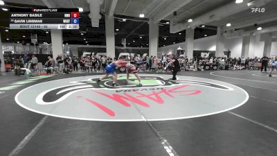 65 lbs Champ. Round 2 - Anthony Basile, Northfield Mount Herman vs Gavin Linsman, Wolfpack RTC