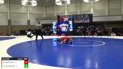 14U Boys - 88 lbs Semis - Antonio Slominsky, Apex Wrestling NYC LLC vs Austin Armstrong, East Idaho Elite Wrestling Club