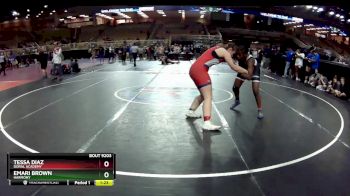 190 lbs Quarterfinal - Emari Brown, Harmony vs Tessa Diaz, Doral Academy