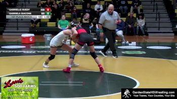 107 lbs 1st Place Match - Gabriela Giacone, Watchung Hills Regional vs Gabrielle Ruedy, Bernards
