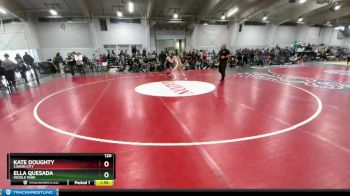 120 lbs Quarterfinal - Ella Quesada, Middle Park vs Kate Doughty, Canon City
