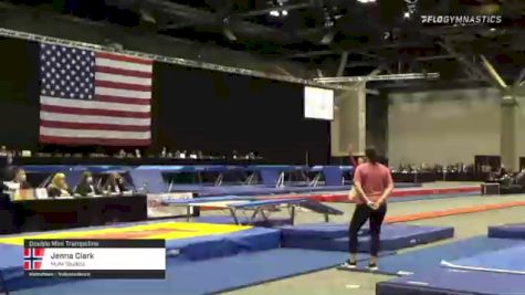 Jenna Clark - Double Mini Trampoline, MJM Studios - 2021 USA Gymnastics Championships
