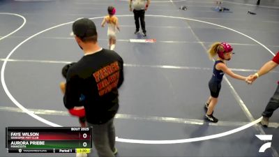 Quarterfinal - Faye Wilson, SHAKOPEE MAT CLUB vs Aurora Priebe, Minnesota