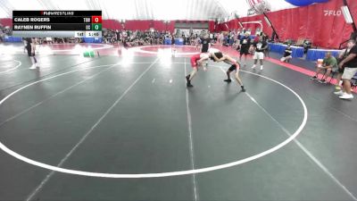 120 lbs Placement (16 Team) - Caleb Rogers, Thunderbirds WC vs Raynen Ruffin, Oswego
