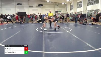 110-J lbs Consi Of 8 #1 - Micah Mayle, WV vs Hayden Piovarchy, OH