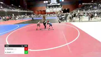 52 lbs Quarterfinal - Hayden Robinson, Thermopolis WC vs Amaya Small, Unattached