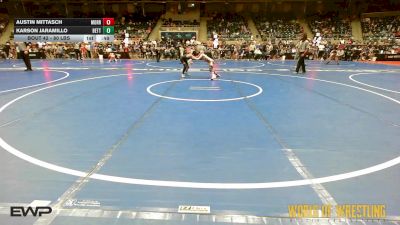 80 lbs Consi Of 32 #1 - Austin Mittasch, Morrison Takedown Club vs Karson Jaramillo, Betterman Elite