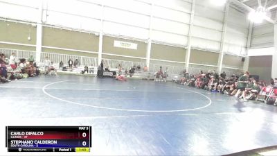 88 lbs Quarterfinals (8 Team) - Carlo Difalco, Illinois vs Stephano Calderon, South Carolina