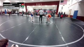 138 lbs Champ. Round 1 - Cameron Sisneros, Thunder Basin vs Desmond Bear, Powell