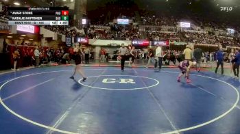 G - 105 lbs Champ. Round 1 - Avari Stone, Polson Girls vs Natalie Noftsker, Baker Girls