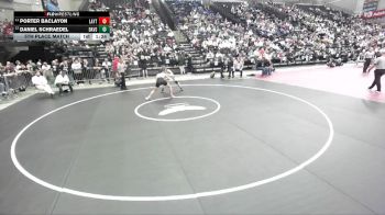 6A 157 lbs 5th Place Match - Porter Baclayon, Layton vs Daniel Schraedel, Davis