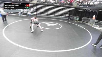 5A 132 lbs Cons. Round 3 - Brody Vogelsberg, Spanish Fork vs Caleb Lewis, Spanish Fork