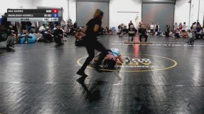 80 lbs Quarterfinal - Mia Barro, MGW Savage Sisters - GK12E vs Marleigh Howell, Okie Girls - GK12E