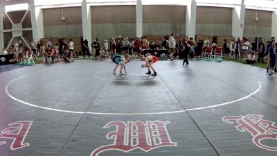 74 lbs Champ. Round 1 - Kade Bonser, Wyoming vs Timber Weber, Colorado