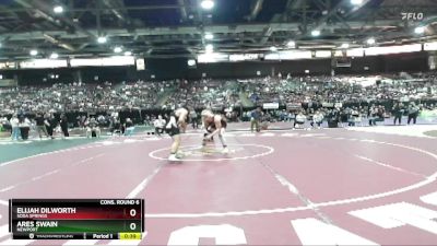 190 lbs Cons. Round 6 - Ares Swain, Newport vs Elijah Dilworth, Soda Springs