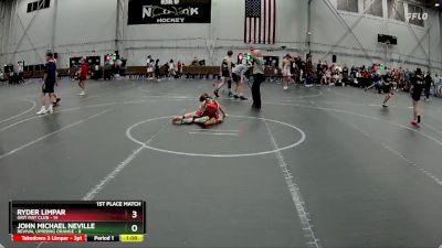 68 lbs Placement (4 Team) - John Michael Neville, Revival Uprising Orange vs Ryder Limpar, Grit Mat Club