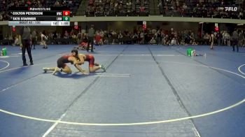 120 lbs Quarterfinal - Colton Peterson, Wayzata Wrestling Club vs Tate Starmer, LMWC