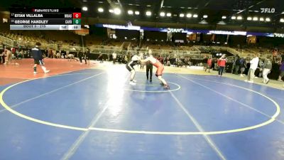 215 lbs Cons. Round 4 - Eitan Villalba, Woodward Academy vs George Handley, Carolina Forest