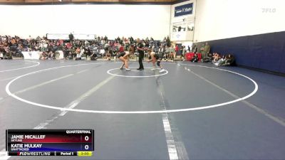 160 lbs Quarterfinal - Jamie Micallef, Skyline vs Katie Mulkay, Unattached