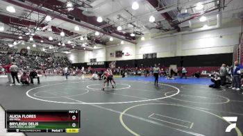 125 lbs Cons. Round 4 - Alicia Flores, Rio Mesa vs Bryleigh Delis, Santa Rosa Academy