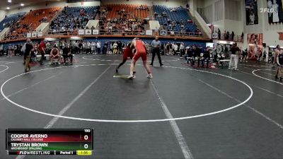 190 lbs Quarterfinal - Trystan Brown, Archbishop Spalding vs Cooper Averno, Calvert Hall College