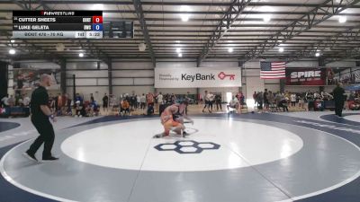 70 kg Champ. Rd Of 64 - Cutter Sheets, Cowboy RTC vs Luke Geleta, Bearcat Wrestling Club