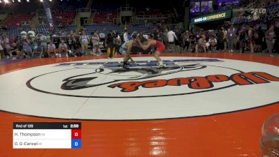 144 lbs Rnd Of 128 - Hayden Thompson, VA vs Daniel Gonzalez-Cancel, MI