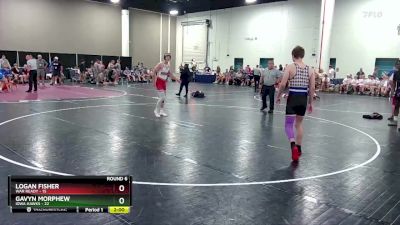 150 lbs Round 6 (16 Team) - Gavyn Morphew, Iowa Hawks vs Logan Fisher, War Ready