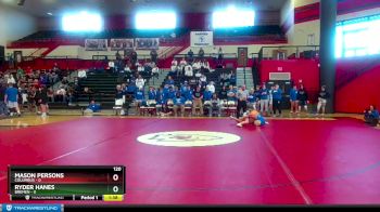 120 lbs Semis & 1st Wb (8 Team) - Ryder Hanes, Bremen vs Mason Persons, Columbus