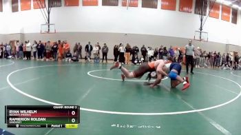 190 lbs Champ. Round 2 - Ramierion Roldan, SANDUSKY vs Ryan Wilhelm, Buckeye (Medina)