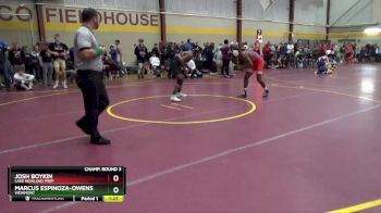 165 lbs Champ. Round 3 - Marcus Espinoza-Owens, Viewmont vs Josh Boykin, Lake Highland Prep